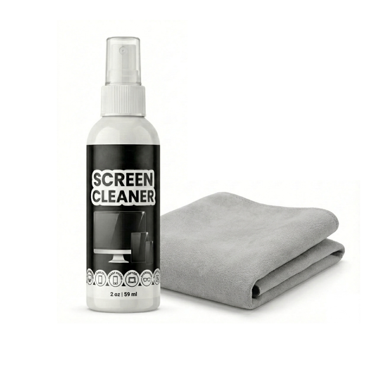 Inventra Screen Cleaner Kit with Polishing Cloth