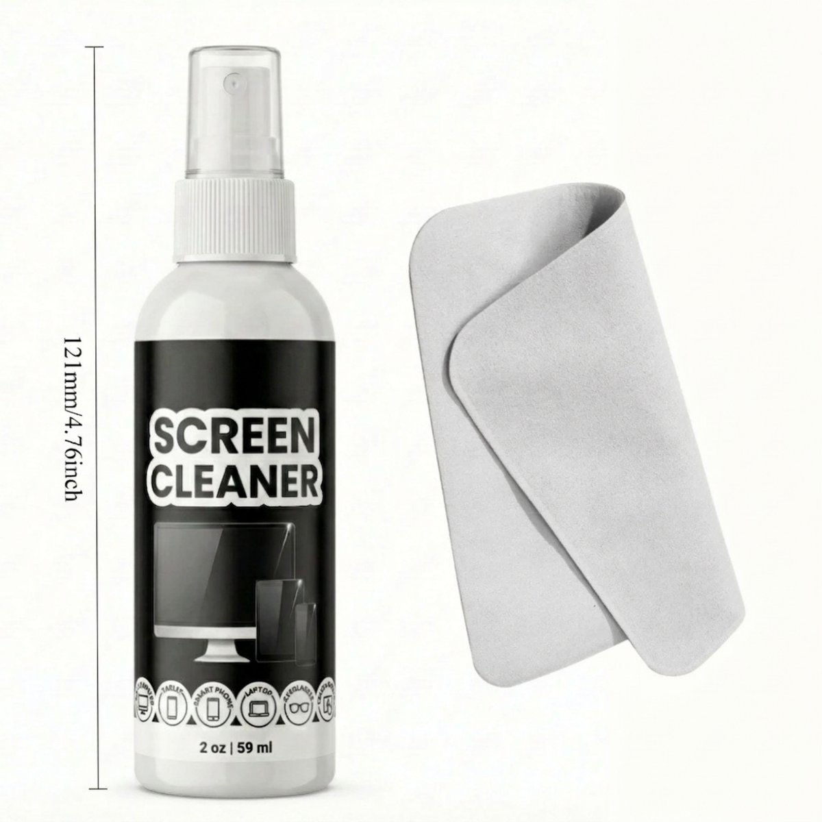 Inventra Screen Cleaner Kit with Polishing Cloth